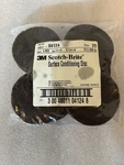 25 3" 3M Medium Surface Conditioning Disc Red 04124 Scotch Brite Hook Loop New. Price: $18.00.