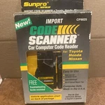 Nos Sunpro Car Computer Code Reader Scanner Nissan Toyota, Honda 1983-1992 New. Price: $19.99.