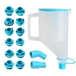 Prokomon 15 Pcs Oil Funnel Kit, 1.5-QUART No-spill With 14 Blue New. Price: $34.52.