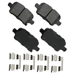 Akebono Ultra-premium Ceramic Rear Disc Brake Pads New. Price: $81.11.