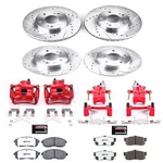 Powerstop Z26 Street Performance Ceramic Brake Pad, Drilled Slotted Rotor, And New. Price: $761.45.