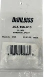 Genuine Devilbiss JGA-156-K10 Spring Clip Kit 191972 *new*. Price: $35.99.