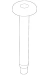 Genuine Ford Mount Bolt W718818-S902 New. Price: $11.03.