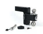 Weigh Safe LTB6-2.5-KA-CER-BLA Drop Hitch Receiver Inches Adjustable Black New. Price: $449.00.