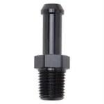 Edelbrock 8191 Pipe To Hose Barb Fitting, 3/8 1/4, Black Anodized New. Price: $24.99.