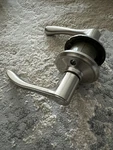 Schlage Avila F10 Vla 619 Door Lever Hall & Closet - Satin Nickel Used. Price: $17.00.
