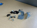 New! Genuine Electrolux Frigidaire Upper & Lower Freezer Door Hinge Set W/ Stop Open. Price: $129.50.