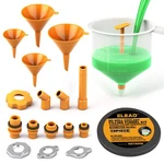 Elead No-spill Coolant Funnel Kit 19-PIECE Radiator Yellow And Transparent New. Price: $24.24.
