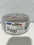Norton 31686 A275OP Sandpaper Grit P220 2-3/4" X 45 Yd Sheet Roll New. Price: $43.00.