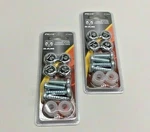 Pilot IP-353D License Plate Fastener Caps & Ram's Head (pack Of 2) New. Price: $12.00.