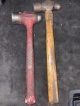 Matco Tools 24 & 32 Oz Head Ball Pein Hammers Used. Price: $85.00.