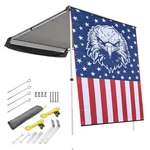 Yescom Vehicle Awning With Side Wall Roof Rack Pull-out Sun Shade Overland New. Price: $154.99.