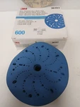 3M 36183 Hookit Blue Abrasive Discs 321U Multi-hole, In., 600 Grit, 50 New. Price: $43.55.