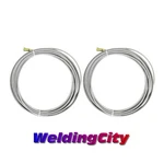 2-PK Mig Welding Gun Liner 44-3545-15 15-FT 035"-045" For Lincoln Tweco 300-400A New. Price: $25.49.