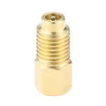 Aupoko R12 To R134A Adapter Conversion Quick 1/4" Female X 1/2" Male, Gold New. Price: $13.99.
