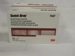 3M 7447 Scotch-brite General Purpose Hand 6" X 9" 20 Pads, Free Shipping New. Price: $26.00.