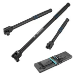 Duratech 3PCS Breaker Bar Set, 1/4", 3/8", 1/2" Drive, 180 Rotatable Black New. Price: $52.22.