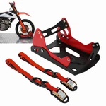 Motorcycle Wheel Chock With Tie Down Straps For Trailer Truck Dirt Bike 15"-21" New. Price: $68.99.