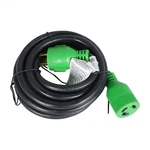 15FT Amp Prong Generator Extension Cord Nema L5-30P/R Twist Lock 125V 3750W New. Price: $35.27.