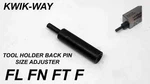 Kwik Way Fl Fn Ft Fw Fr Boring Bar Holder Size Adjuster Back Pin Tarrif Paid New. Price: $39.99.