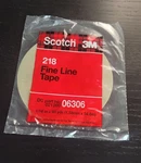 Scotch Fine Line Tape 218 Green, 1/16 Inch Width (1.6 Mm), 06306, Roll New. Price: $13.95.