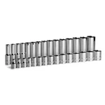 Capri Tools 3/8 In. Drive Shallow And Deep 6-POINT Socket Set, Metric, 30-PIECE New. Price: $79.99.