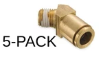 5-PACK Eaton Weatherhead 1880X4X4 Male Connector 45 Deg. 1/4 Tube 2ZKZ4 New. Price: $77.03.