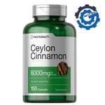 Horbaach Ceylon Cinnamon Capsules 6000 Mg 150 Count Non-gmo & Gluten Free New. Price: $22.36.