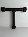 Case Threshing Machine 5994T Tee 3 Way Wrench Tractor Tool Eagle Old Abe Used. Price: $39.00.