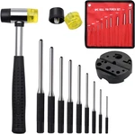 Pin Punch Set, 14PCS Removing Repair Tools, Including Universal Block, New. Price: $26.95.