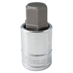 Titan 15665 11/16" Hex Bit Socket, 1/2" Drive, Chrome Vanadium Steel New. Price: $13.09.