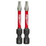 Milwaukee Tool Shockwave 2" Impact Torx T20 Power Bits (2PK) 48-32-4984 New. Price: $7.31.