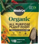 Miracle-gro Organic All Purpose Plant Food, For Outdoor Container And In-ground New. Price: $16.17.