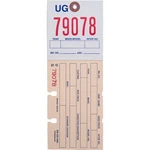 Brock 2-PART Notched Inventory Tags Polyart-manila 8 1/4 By 3 Inch 1000/BOX New. Price: $133.40.