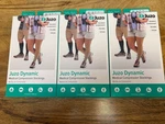 Pair Juzo Dynamic Compression Stocks 20-30 Mmhg W/ 5 Cm Silicone Band New. Price: $90.00.