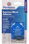 Permatex 81844 Professional Strength Rearview Mirror Adhesive 2-PART Kit New. Price: $6.50.