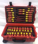 Wiha 51 Piece Master Electrician Insulated Tool Set Rolling Hard Case Used. Price: $799.99.