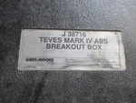 Kent Moore Teves Mark Iv Abs Breakout Box J-38716 Used. Price: $35.00.