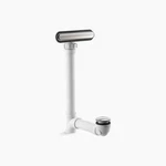 Kohler K-7272-SN 1/2" Slotted Overflow Bath Drain Vibrant Polished Nickel New. Price: $156.00.