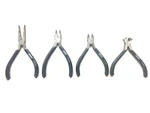 Servess Tools 4-PC. Mini Electronic Plier Set W/ Spring-open Jaws Used. Price: $14.99.