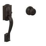 Schlage FE285 716 Camelot Front Entry Handleset With Georgian Knob, L... New. Price: $182.15.