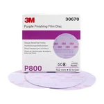 3M 30670 Purple Finishing Film Hookit Disc (800 Grit, Inch, 50 Pcs) New. Price: $84.95.