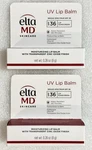 2-PACK Eltamd Uv Lip Balm Broad Spectrum Spf 36 Sunscreen 0.28 Oz Exp 6/26 New. Price: $23.99.