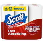 Scott Paper Towels, Choose-a-sheet, Double 108 Sheets (pack Of 6), White New. Price: $10.31.