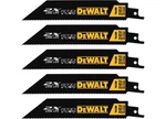 Dewalt DWA4186 6" 14 Tpi Max Long Life Metal Reciprocating Saw Blade - 5 Pack New. Price: $30.72.