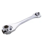 Lichamp 8-IN-1 Socket Wrench Metric 8-21MM, Flexible Dog Bone Multi Silver New. Price: $26.05.