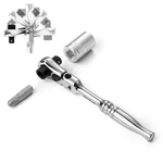 Duratech 1/4" Drive Handle, 2 In Flex Head Ratchet, Socket&bit... New. Price: $21.99.