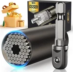 Universal Socket Tool Gift For Men, Super Grip Set Fits Standard 1/4'' - New. Price: $14.80.