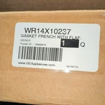 WR14X10237 French With Flap Gray Seal/gasket Refrigerator Part Open. Price: $85.00.