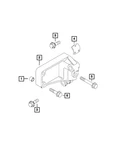 Genuine Mopar Dowel Transmission Bracket 68117010AA New. Price: $76.05.